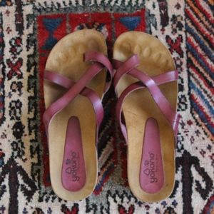 NEW Maroon Yokono Sandals
